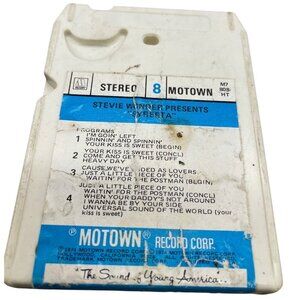 8 - Track Stereo Tape Cartridge Stevie Wonder Presents Syreeta 1974 Motown READ